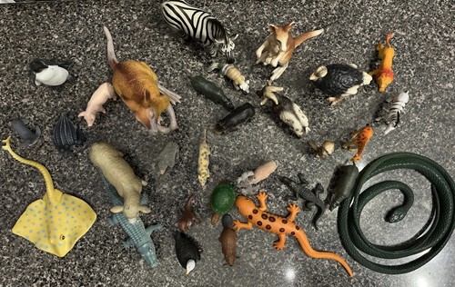 Huge plastic toy animals - animals, lot