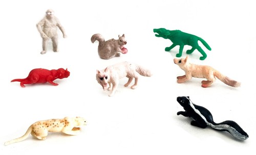 Lot small vinyl - of, plastic